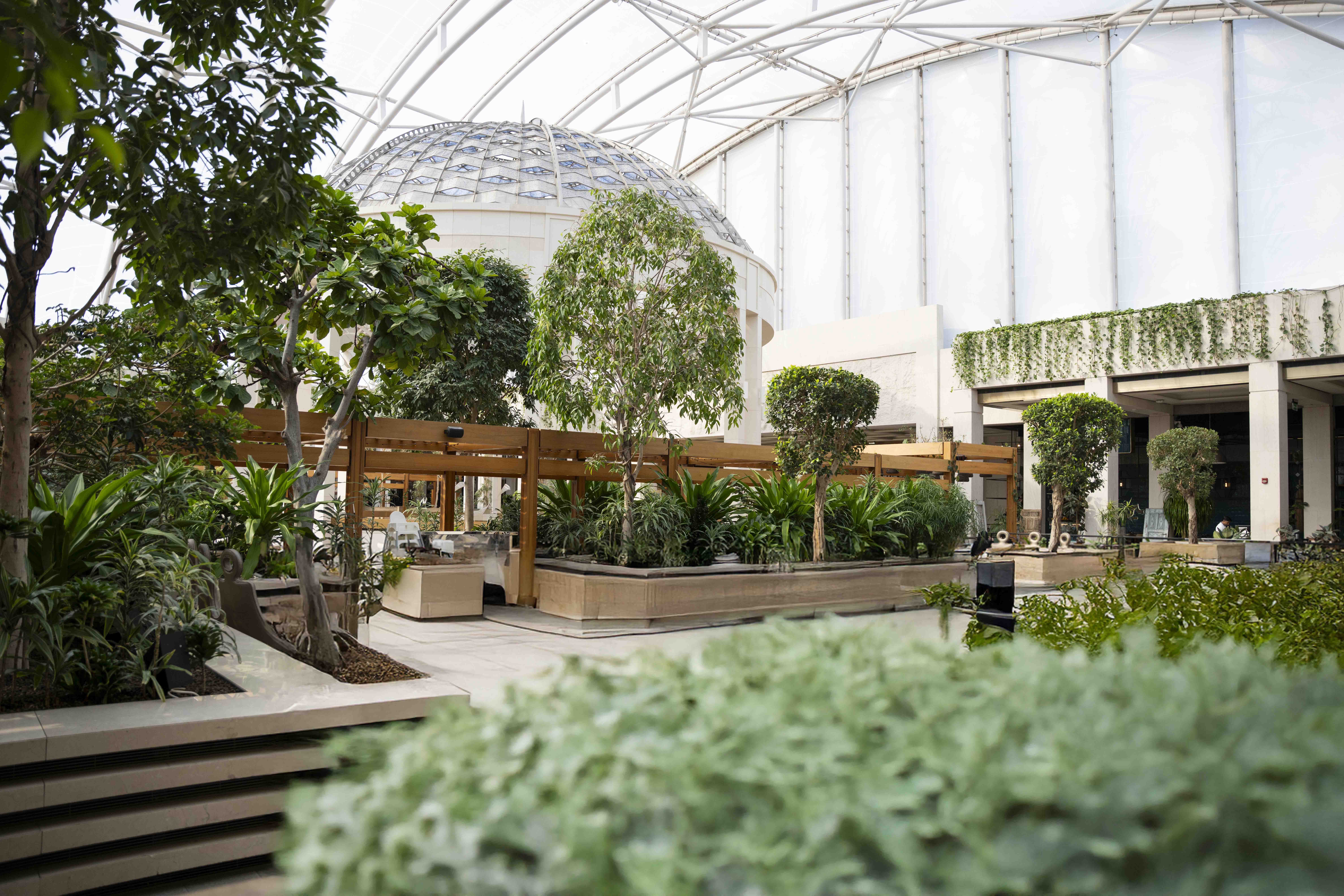 Night view of a brightly lit city